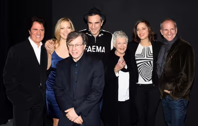 Director Rob Marshall, Kate Hudson, Composer Maury Yeston, Daniel Day Lewis, Judi Den Photo
