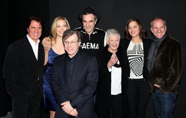 Director Rob Marshall, Kate Hudson, Composer Maury Yeston, Daniel Day Lewis, Judi Den Photo
