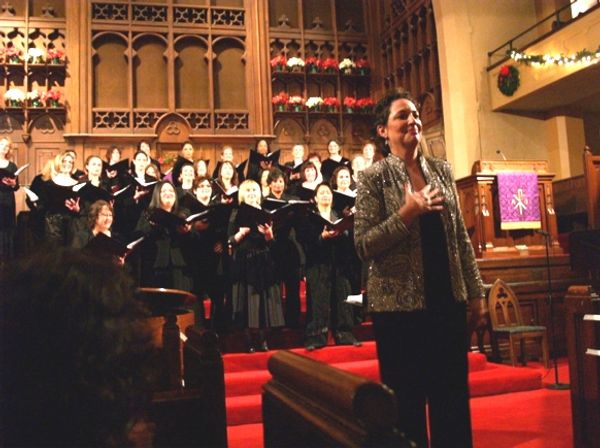 Dr. Iris Levine with Vox Femina Photo