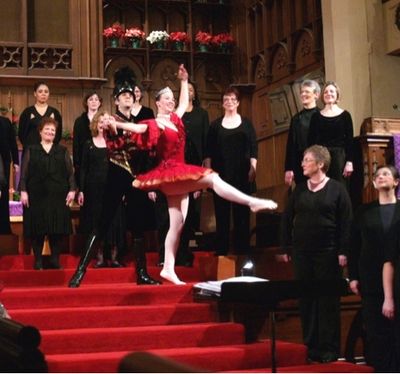 Billy Rugh and Michelle Benton as a Toy Soldier and Ballerina preforming the Ã¢â® Photo