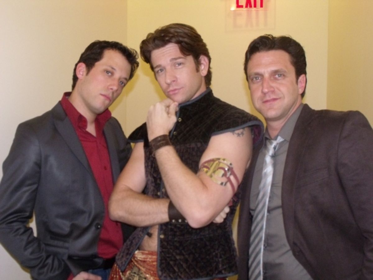 John Tartalia, Andy Karl and Raul Esparza 
 at 