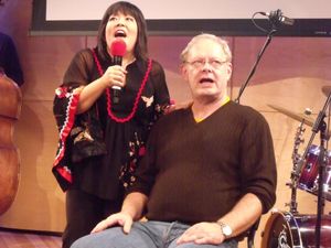 Ann Harada with and Brian Kaltner
@ BroadwayWorld
Ann Harada with and Brian Kaltner
Photo