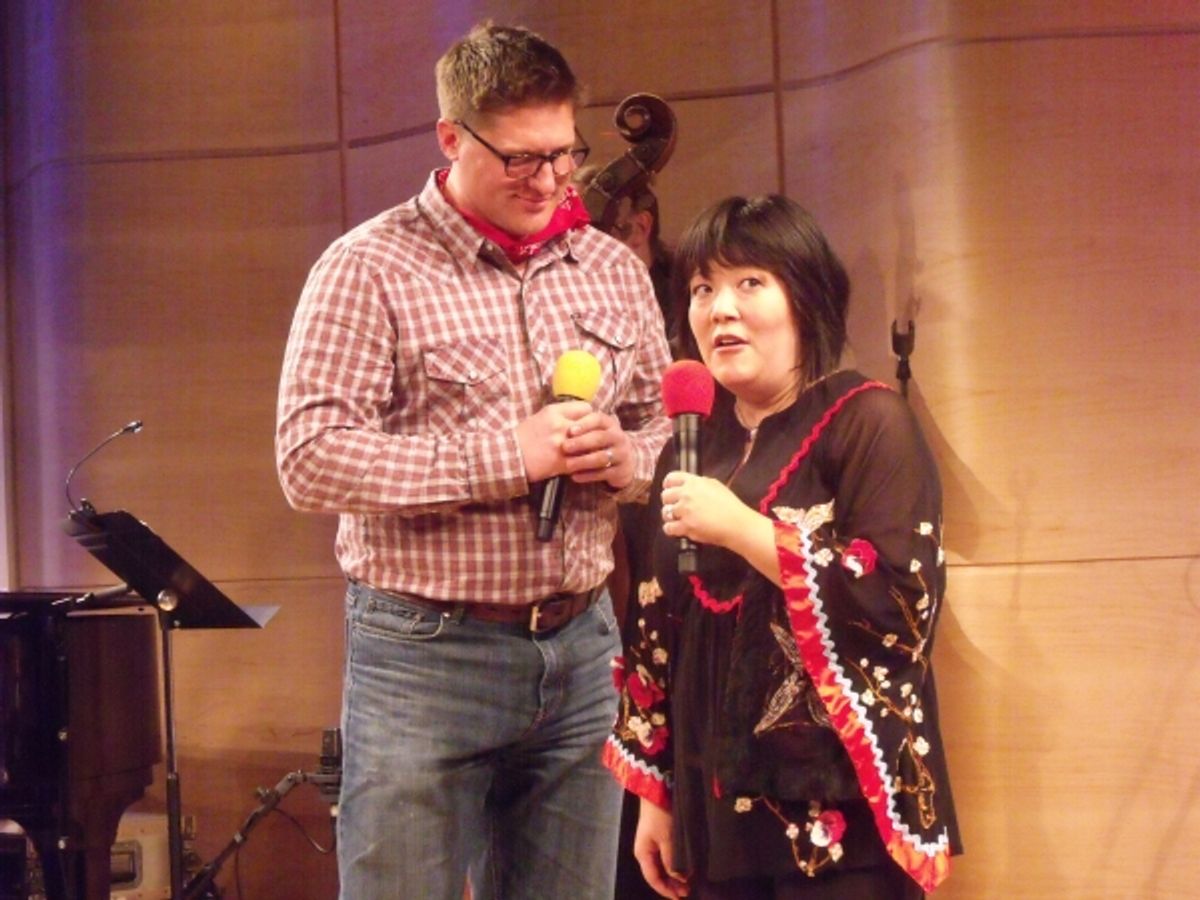 Christopher Sieber and Ann Harada at 