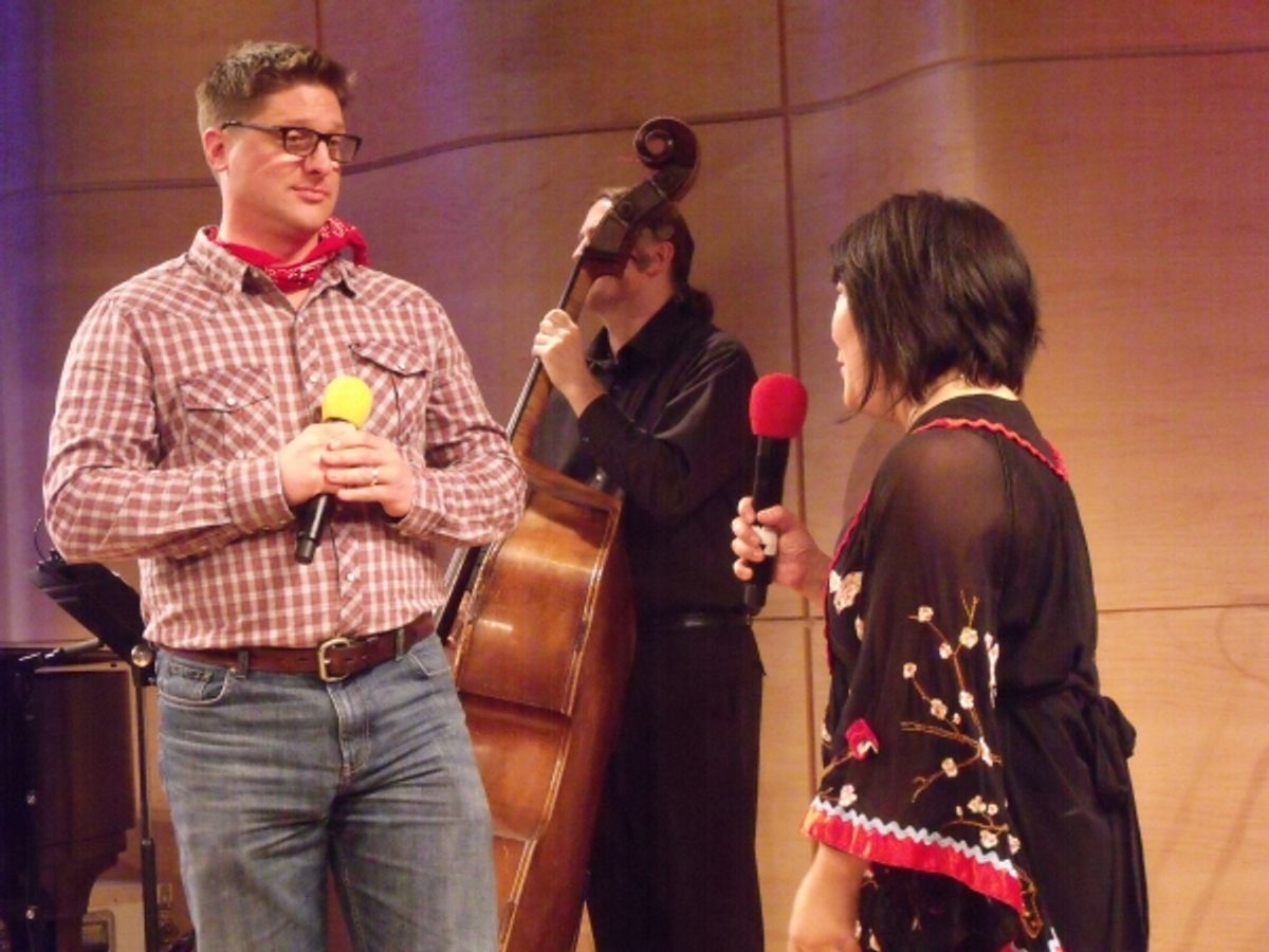 Christopher Sieber and Ann Harada at 