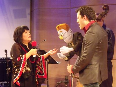 Ann Harada, Rod and John Tartaglia Photo