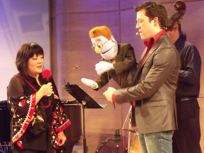 Ann Harada, Rod and John Tartaglia Photo
