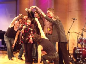 Jeremy Davis, John Tartaglia, Paul Castree, Ann Harada, Andy Karl, Christopher Sieber, Chip Zien and Michael Mindlin @ BroadwayWorld Jeremy Davis, John Tartaglia, Paul Castree, Ann Harada, Andy Karl, Christopher Sieber Photo