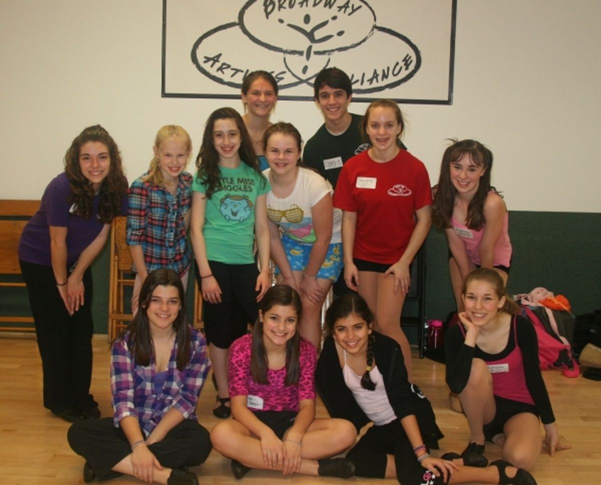 Danika Yarosh, Chelsea Galembo and Ruby Rakos with students at 