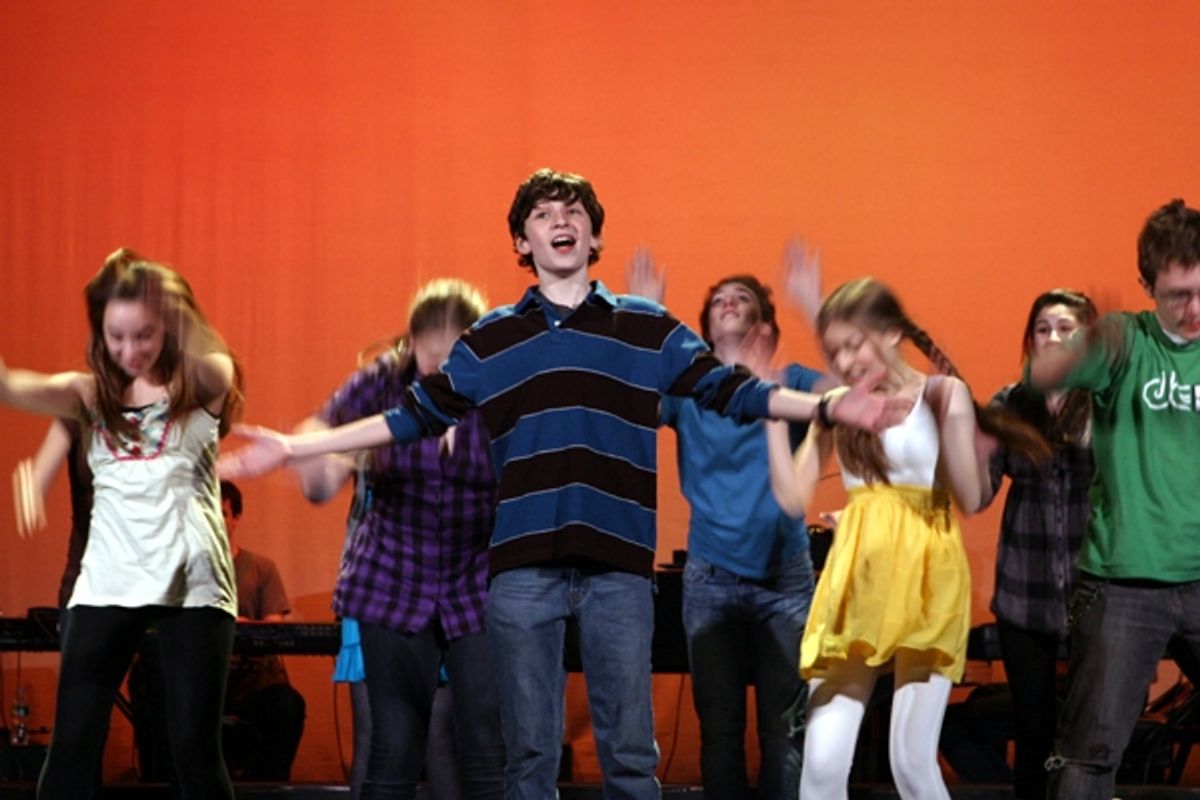 Zach Landes and cast at Jason Robert Brown’s 13 Comes to the Tarrytown Music Hall, 12/18-12/20