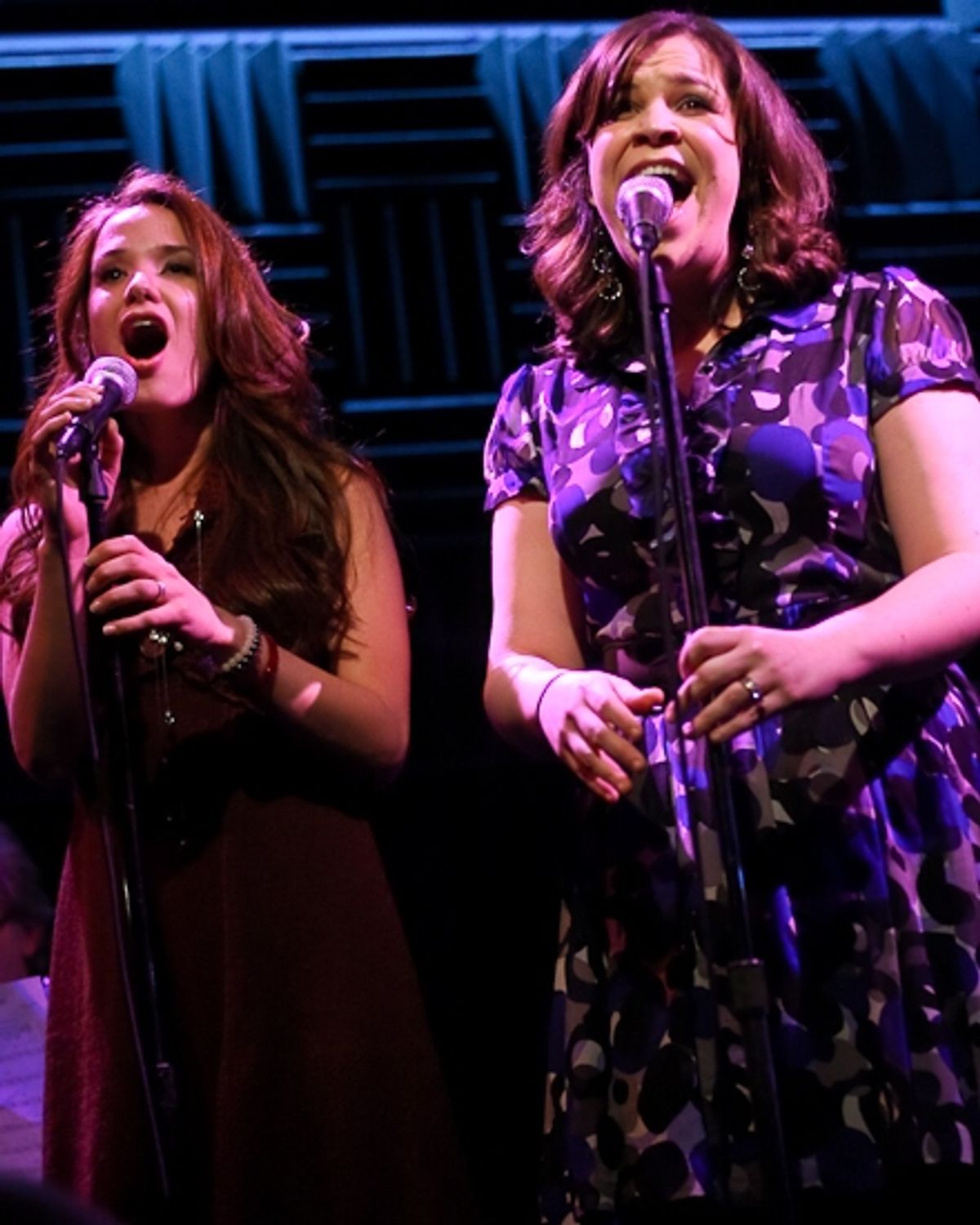 Sierra Boggess, Lindsay Mendez at 