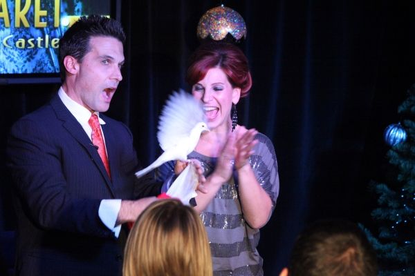 Magician Tony Clark with Host Shawn Pelofsky Photo