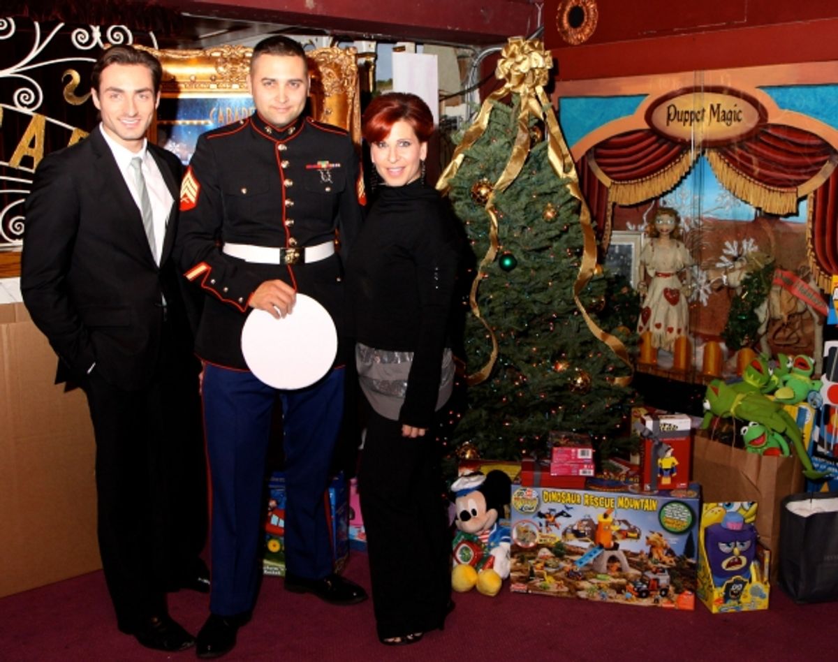 Director Scott Nevins, Sgt Trimber and Shawn Pelofsky at 