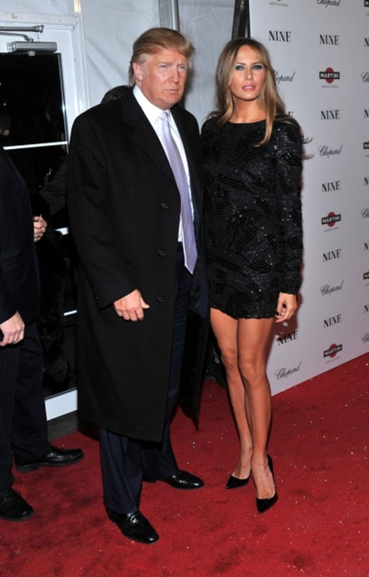 Donald Trump and  Melania Trump  at 