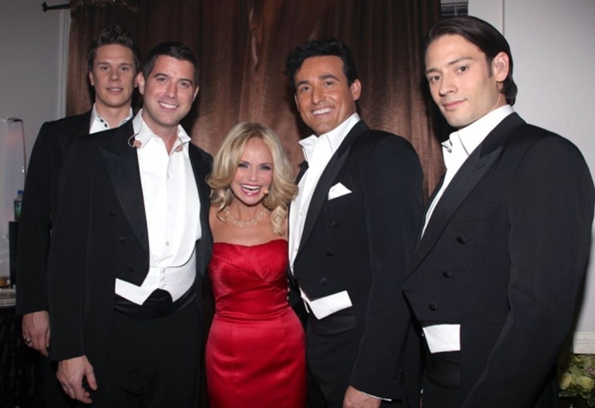 David Miller, Sebastien Izambard, Kristin Chenoweth, Carlos Marin, Urs Buhler at 