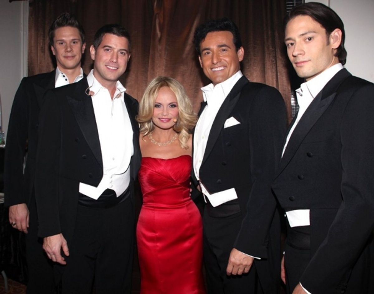 David Miller, Sebastien Izambard, Kristin Chenoweth, Carlos Marin, Urs Buhler at 