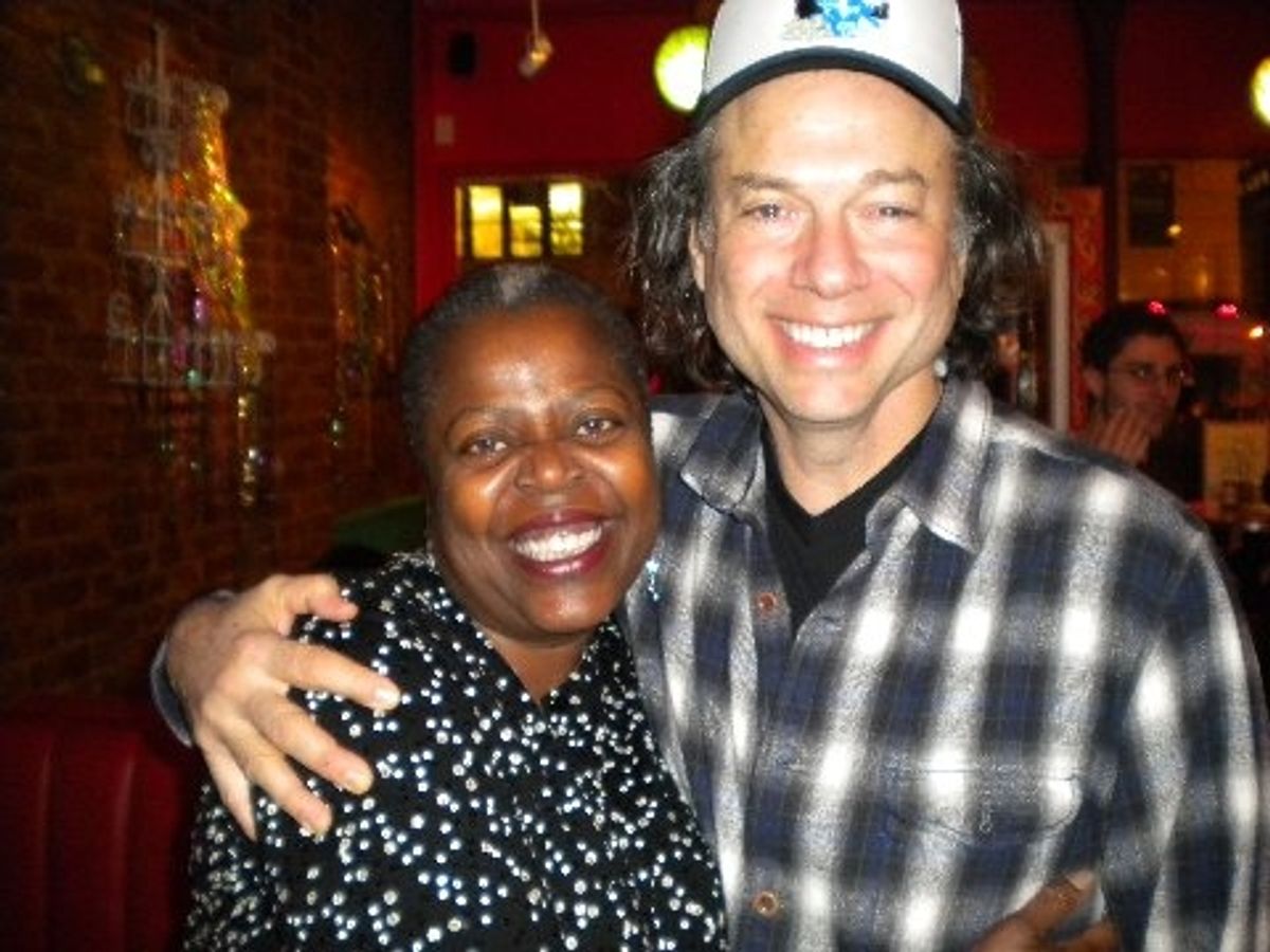 Lillias White and Two Boots owner Phil Hartman at 