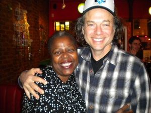 Lillias White and Two Boots owner Phil Hartman @ BroadwayWorld Lillias White and Two Boots owner Phil Hartman Photo