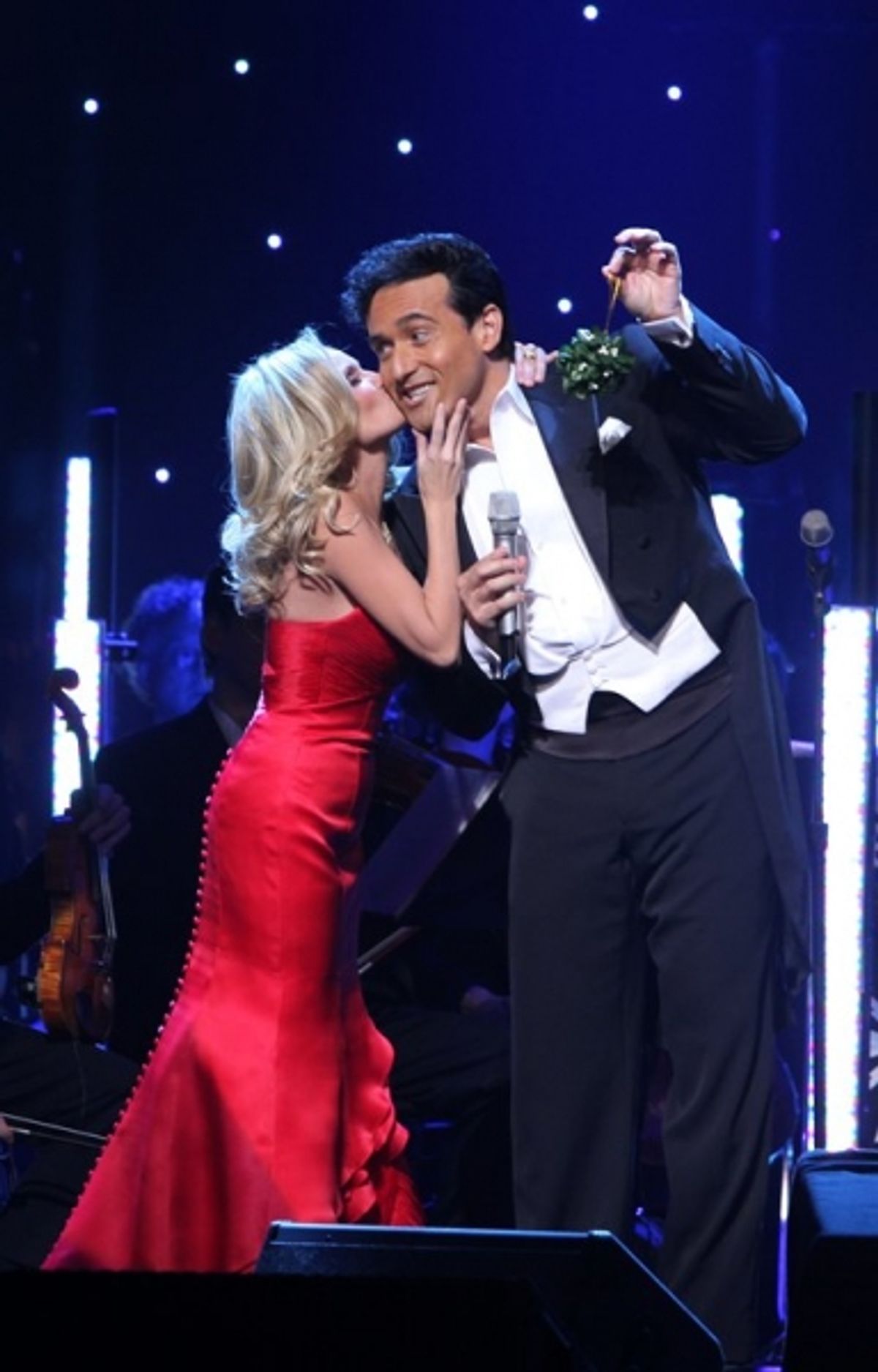 Kristin Chenoweth and Carlos Marin at 