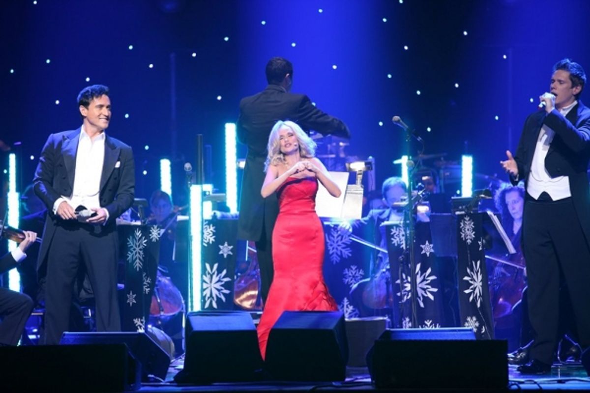Carlos Marin, Kristin Chenoweth and David Miller at 
