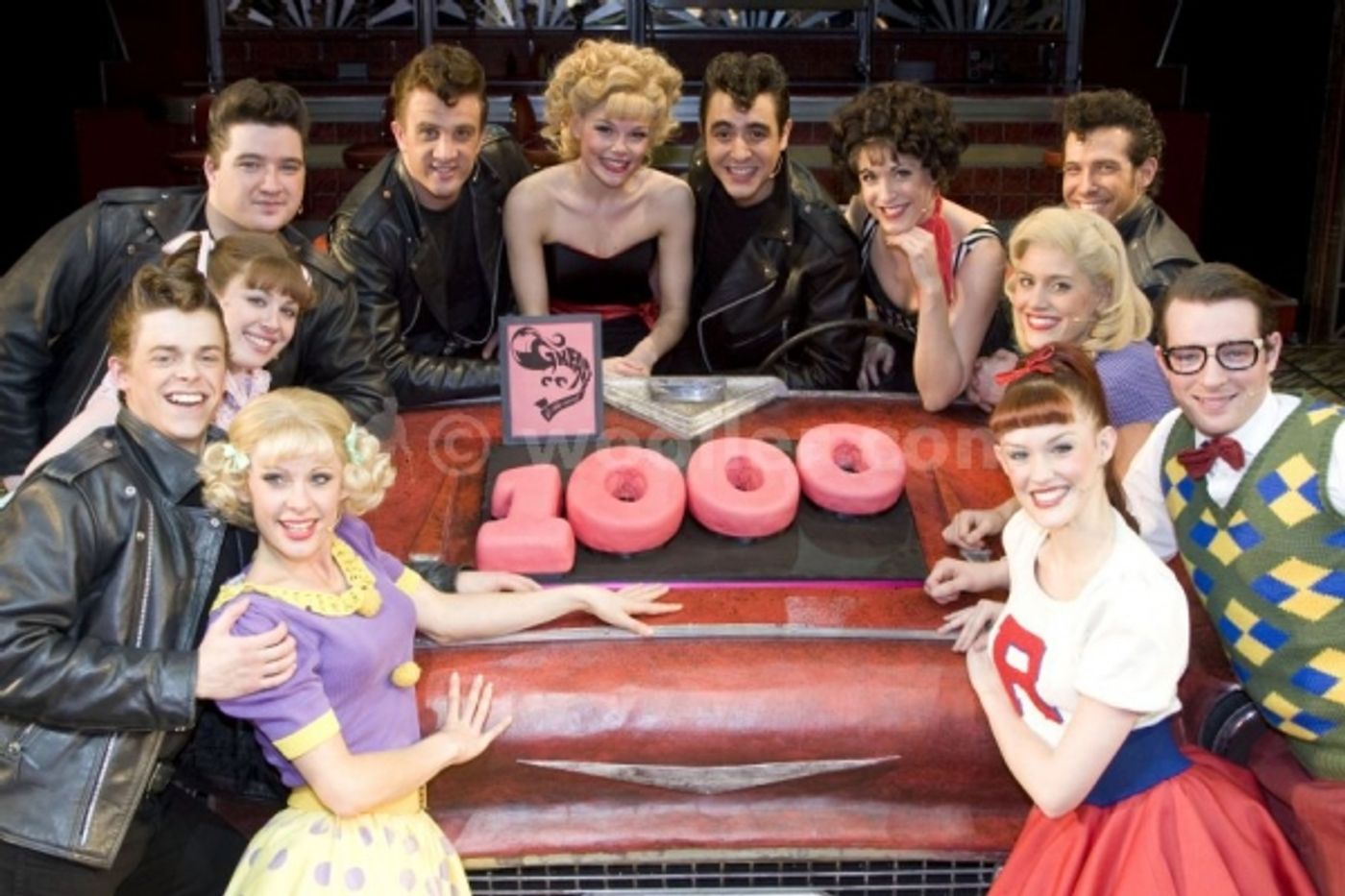 Photo Flash: GREASE Celebrates 1000th Performance In London Photo Flash: GREASE Celebrates 1000th Performance In London Image