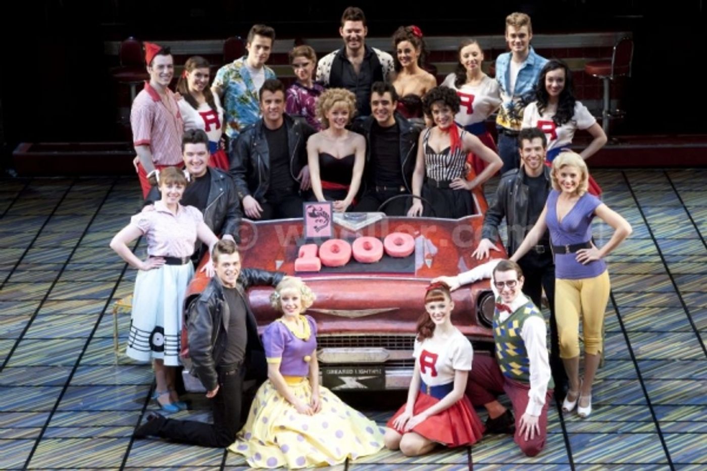 Photo Flash: GREASE Celebrates 1000th Performance In London Photo Flash: GREASE Celebrates 1000th Performance In London Image