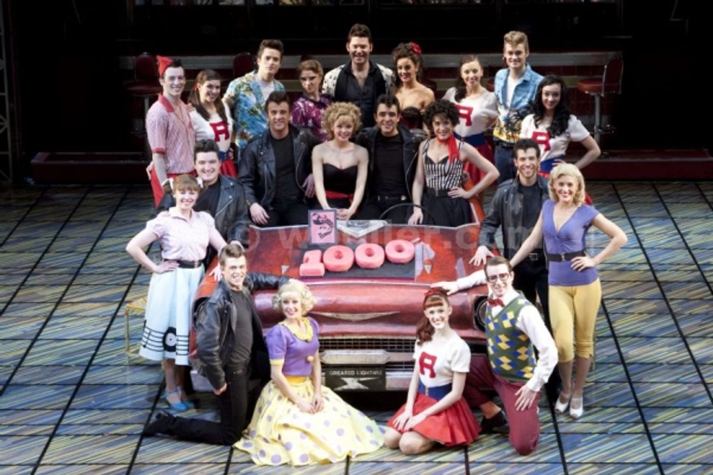 Photo Flash: GREASE Celebrates 1000th Performance In London Photo Flash: GREASE Celebrates 1000th Performance In London Image