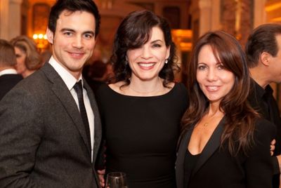 Keith Leiberthal, Julianna Margulies, Leslie Burdang Photo