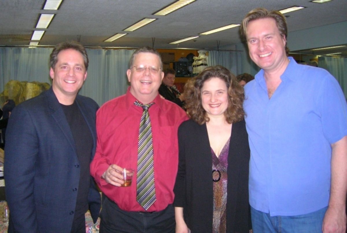 Laurence Holzman, Jim Morgan, Annette Jolles and Matt Castle at 