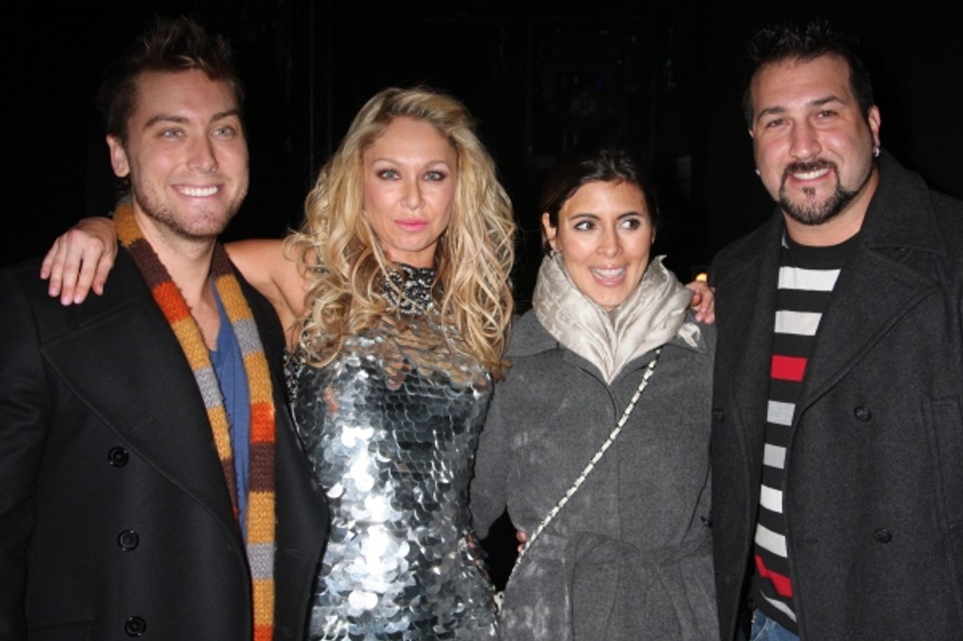 Photo Coverage: Fatone, Bass and Sigler Visit BURN THE FLOOR  Image