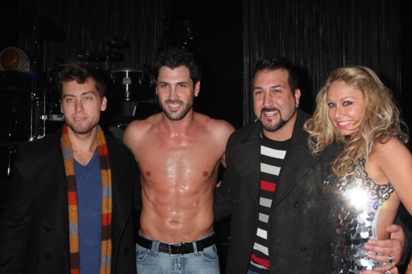 Photo Coverage: Fatone, Bass and Sigler Visit BURN THE FLOOR Photo Coverage: Fatone, Bass and Sigler Visit BURN THE FLOOR Image