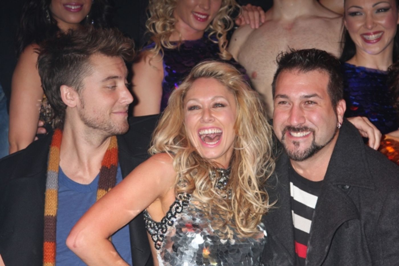Photo Coverage: Fatone, Bass and Sigler Visit BURN THE FLOOR Photo Coverage: Fatone, Bass and Sigler Visit BURN THE FLOOR Image