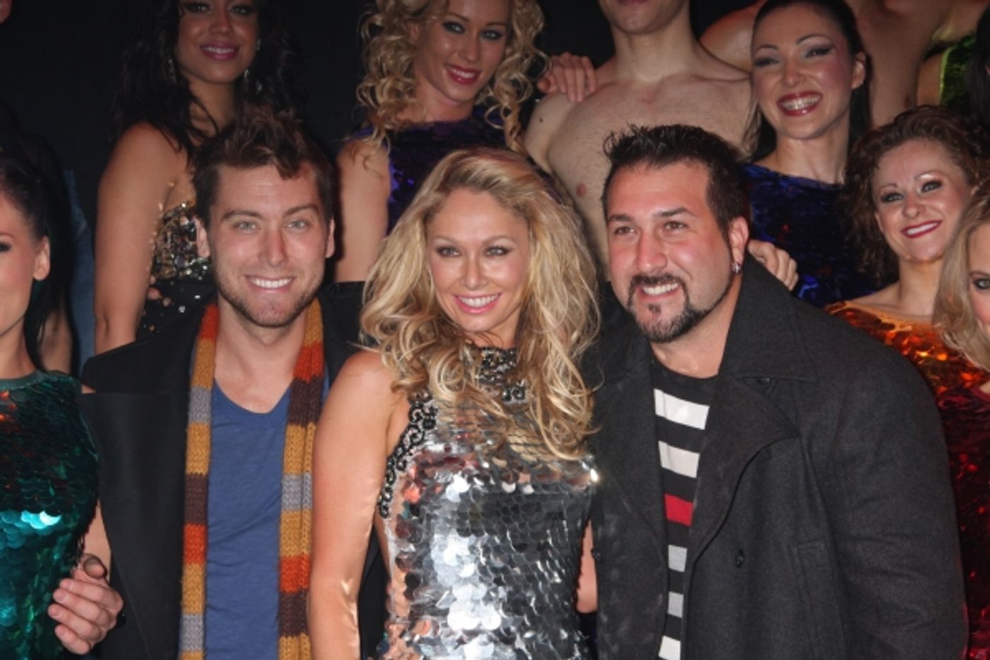 Photo Coverage: Fatone, Bass and Sigler Visit BURN THE FLOOR Photo Coverage: Fatone, Bass and Sigler Visit BURN THE FLOOR Image