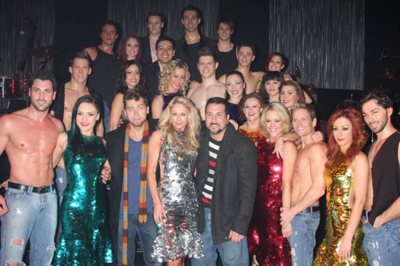 Photo Coverage: Fatone, Bass and Sigler Visit BURN THE FLOOR Photo Coverage: Fatone, Bass and Sigler Visit BURN THE FLOOR Image
