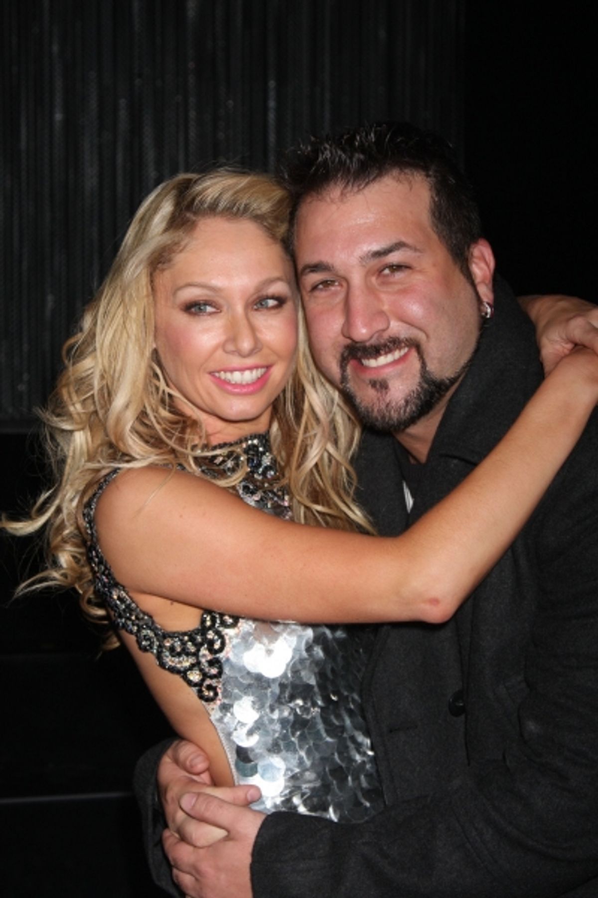 Kym Johnson and Joey Fatone at 