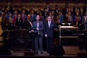 John Tartaglia, John Morris Russell, and The New York Pops Photo