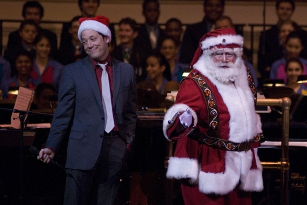 John Tartaglia and The New York Pops Santa Claus at 
