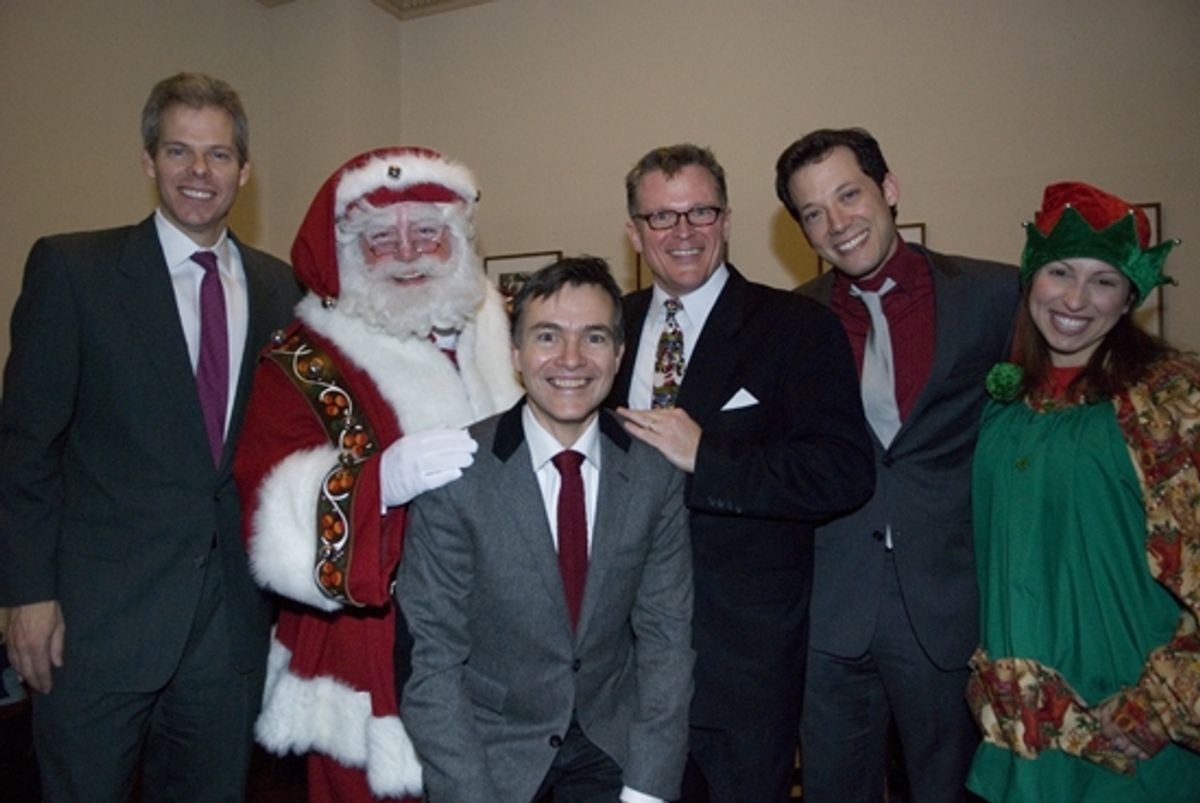 James Johnson (CEO of The New York Pops), John Tartaglia, Lyricist William Schermerhorn, John Morris Russell at BWW Feature: John Tartaglia & The NY Pops
