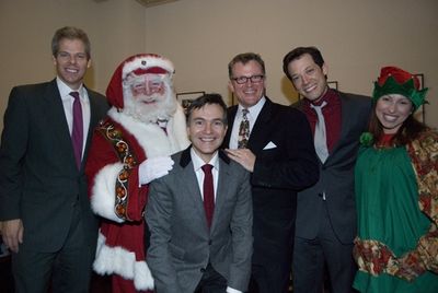James Johnson (CEO of The New York Pops), John Tartaglia, Lyricist William Schermerho Photo