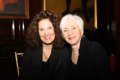 Leslie Ayvazian & Olympia Dukakis Photo