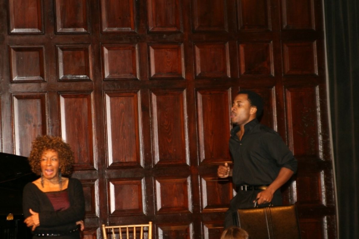 Vinie Burrows & Eno Edet at Martin Sheen, Olympia Dukakis & More at The Living Theatre Fundraising Gala
