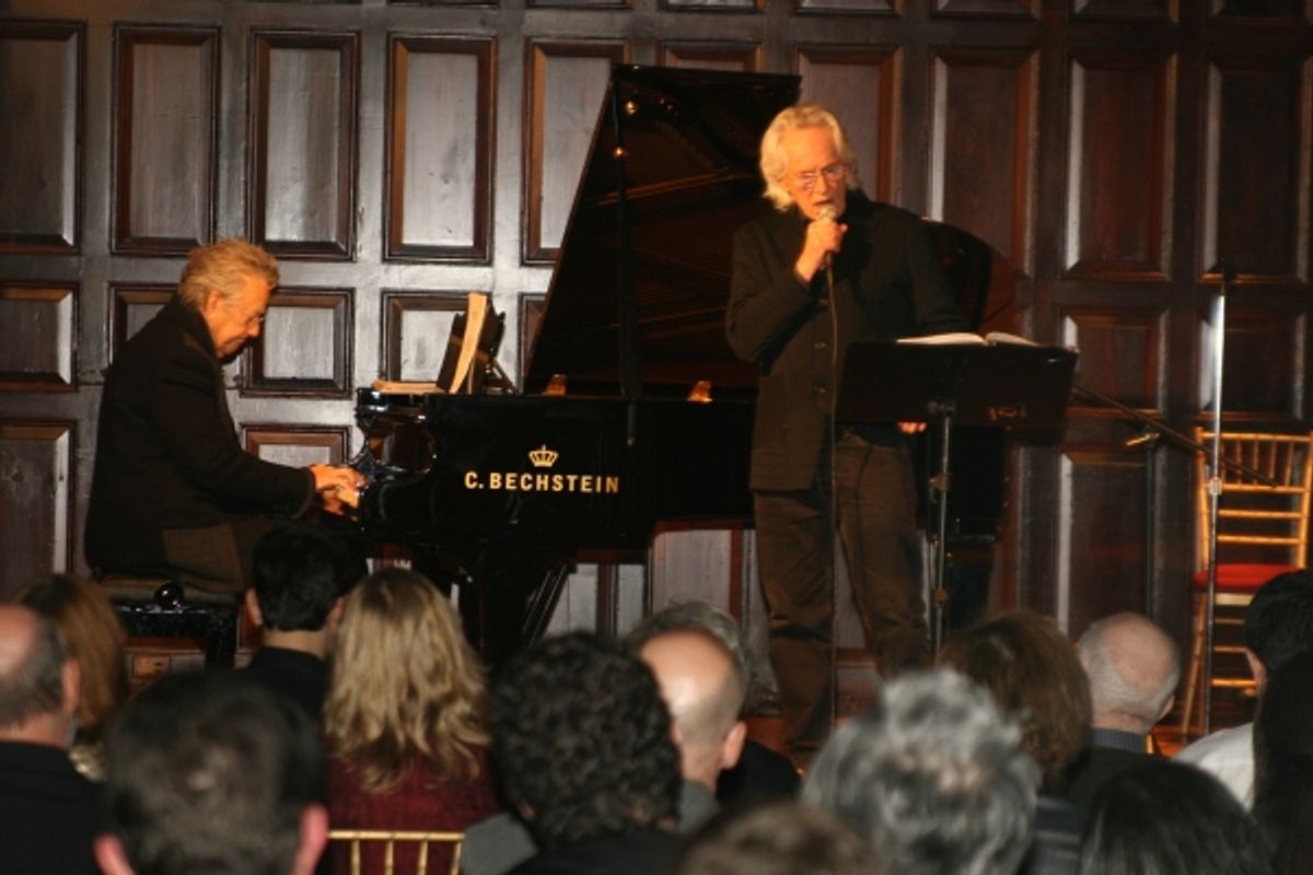 Ray Manzarek & Michael McClure at Martin Sheen, Olympia Dukakis & More at The Living Theatre Fundraising Gala