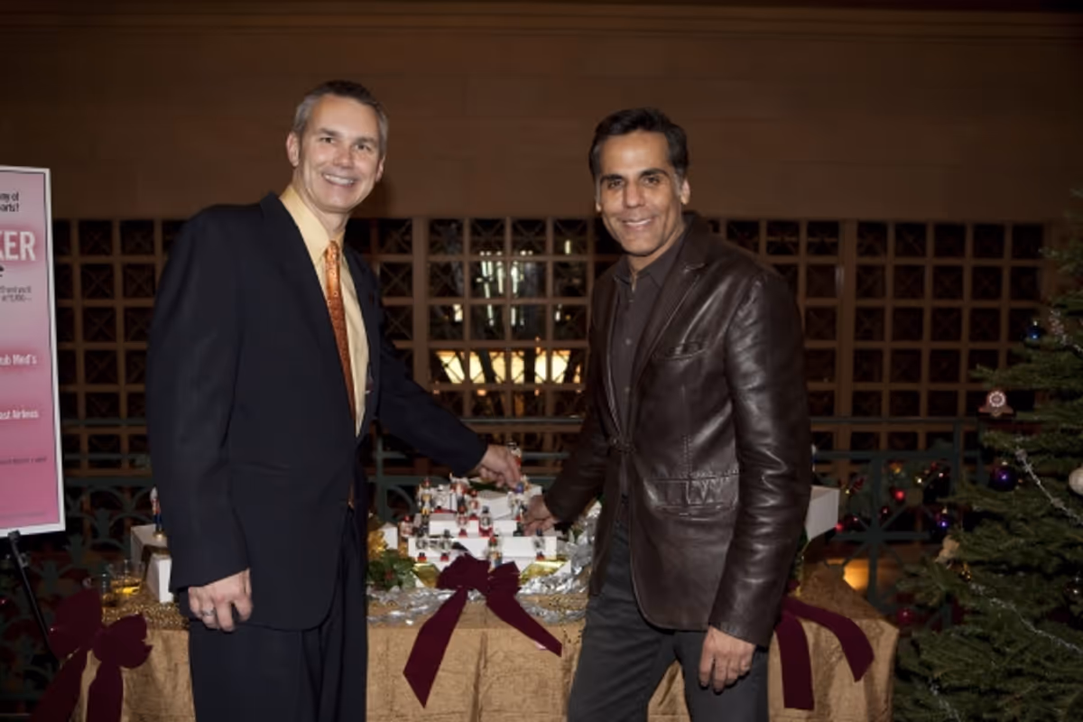 Brad Furh (GMCLA Board Member) and Troup Coronado (AT&T Sponsor)
 at 