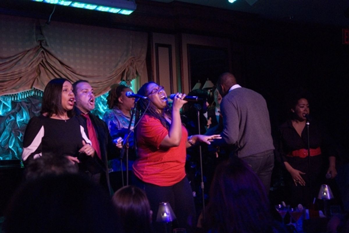 Crystal Monee Hall and Broadway Inspirational Voices
 at 