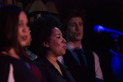 Shayna Steele Cook, Celisse Henderson, and Gavin Creel Photo