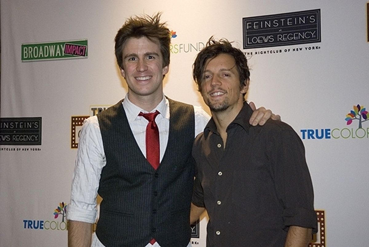 Gavin Creel & Jason Mraz at Photos: Mraz & More Sing for True Colors
