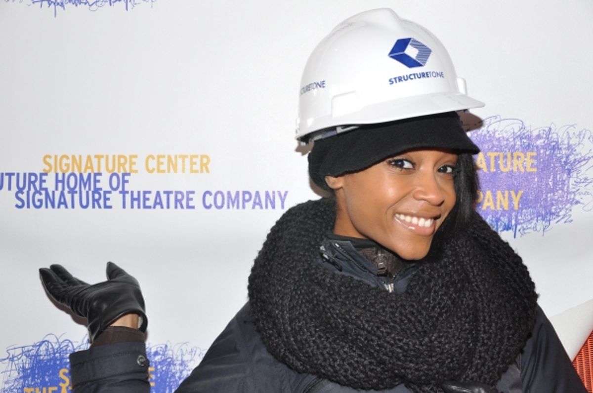 Yaya DaCosta at Photos: Signature Center Dedication Ceremony