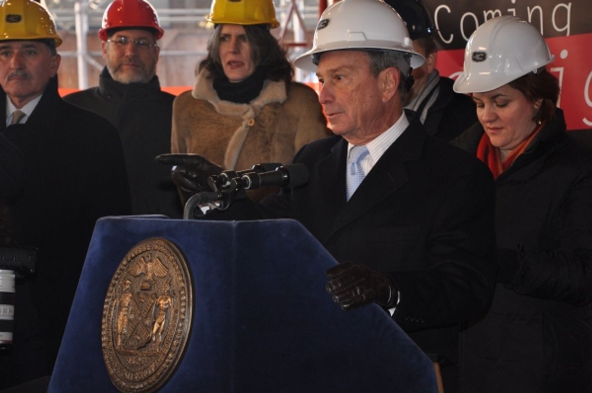 Mayor Michael Bloomberg at Photos: Signature Center Dedication Ceremony
