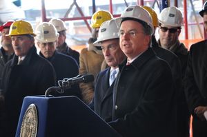 Mayor Michael Bloomberg and James Houghton Photo