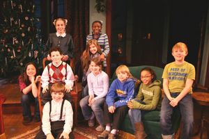 L to R standing, Linnea Schulz (BCT), Ah-niyah Yonay Neal, Catherine Missal; middle,  Photo