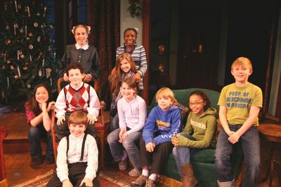 L to R standing, Linnea Schulz (BCT), Ah-niyah Yonay Neal, Catherine Missal; middle,  Photo